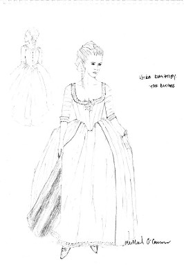 Sneak Preview: Keira Knightley In The Duchess - The Duchess Costume Sketches - 1