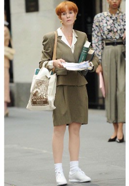 SATC First Look! - Cynthia Nixon's corporate chic - 3