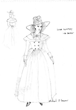Sneak Preview: Keira Knightley In The Duchess - The Duchess Costume Sketches - 1