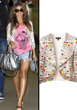 Celebs Wear High Street Too! - Beyonce in Topshop - 5