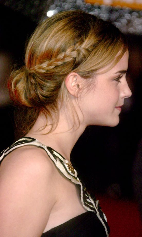 Emma Watson's Pretty Plait, February 2009