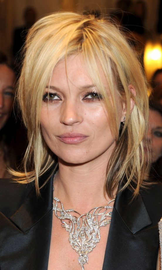 Kate Moss's Textured Bob, March 2009