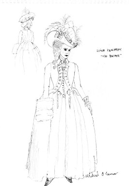 Sneak Preview: Keira Knightley In The Duchess - The Duchess Costume Sketches - 3