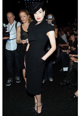 Fashion Week Front Rows - Dita Von Teese at Elie Saab
