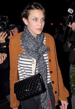 Stay snug in fashionable winter warmers! - Alexa Chung - 1