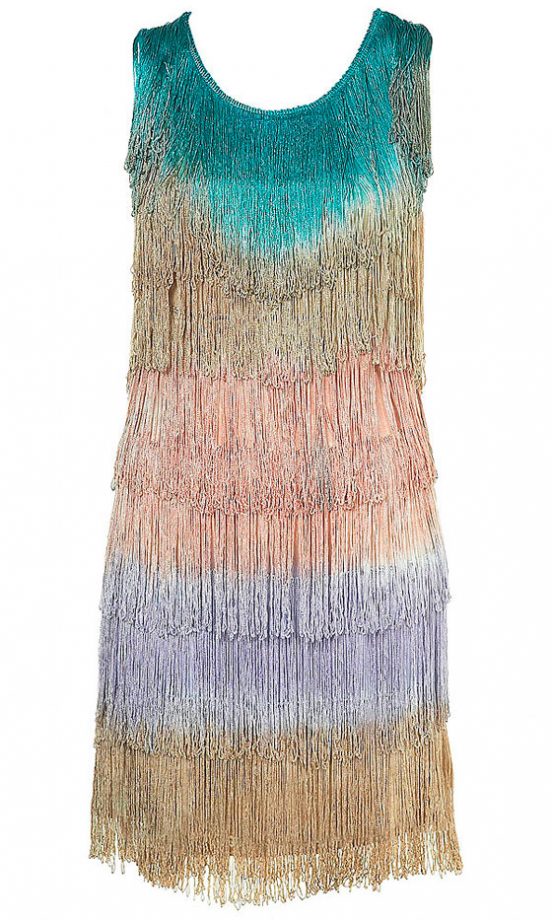 Topshop fringe dress, £65