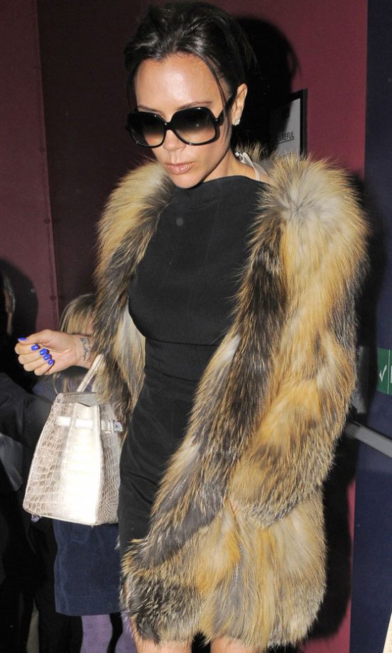 Victoria Beckham In London, December 2009