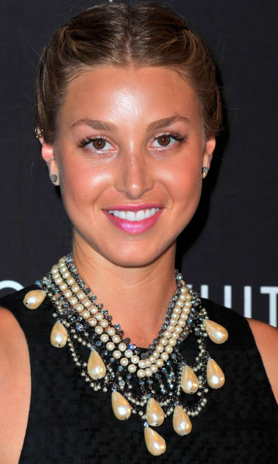 Whitney Port Wearing Statement Necklace, July 2009