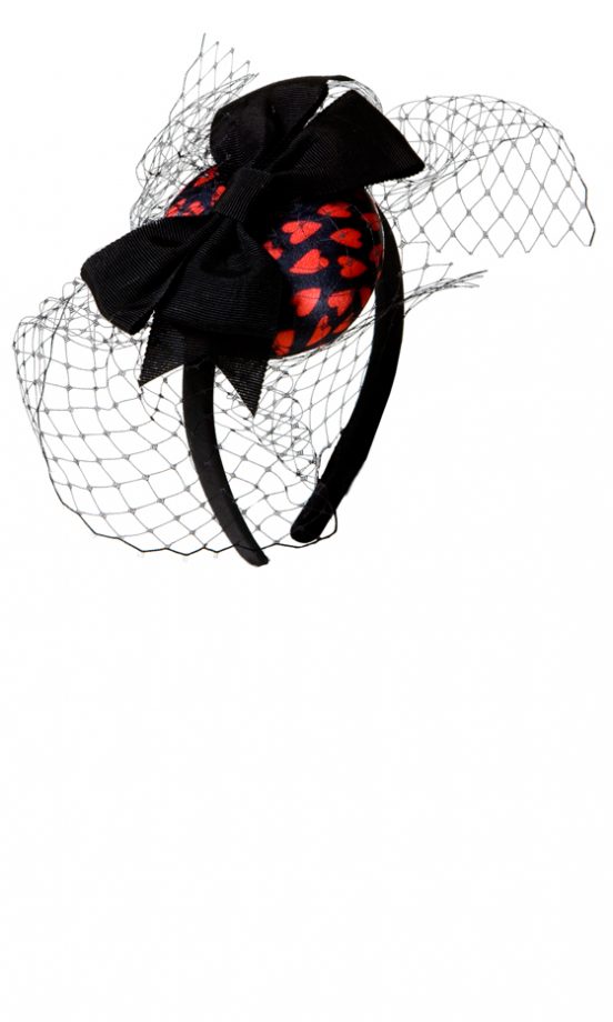 Claire's Black Bow And Net Headband, £14