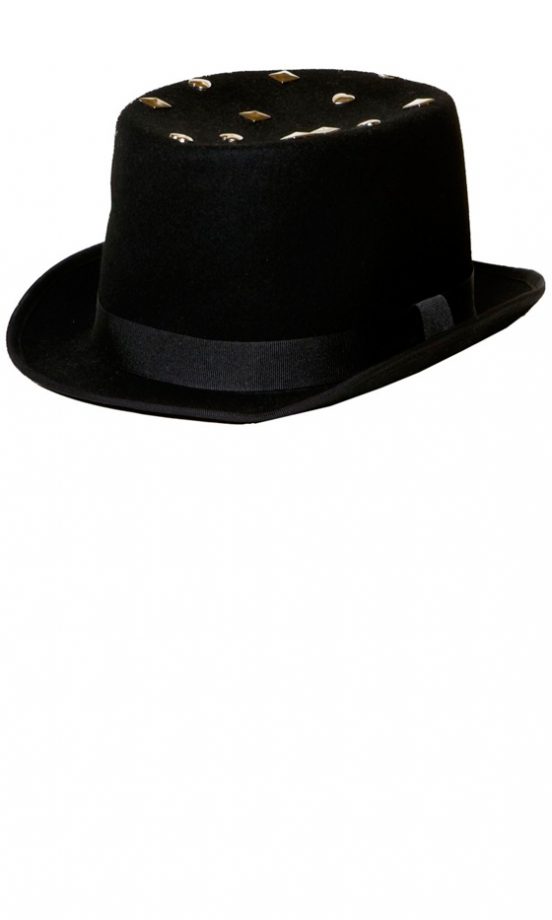 Claire's Black Top Hat, £18
