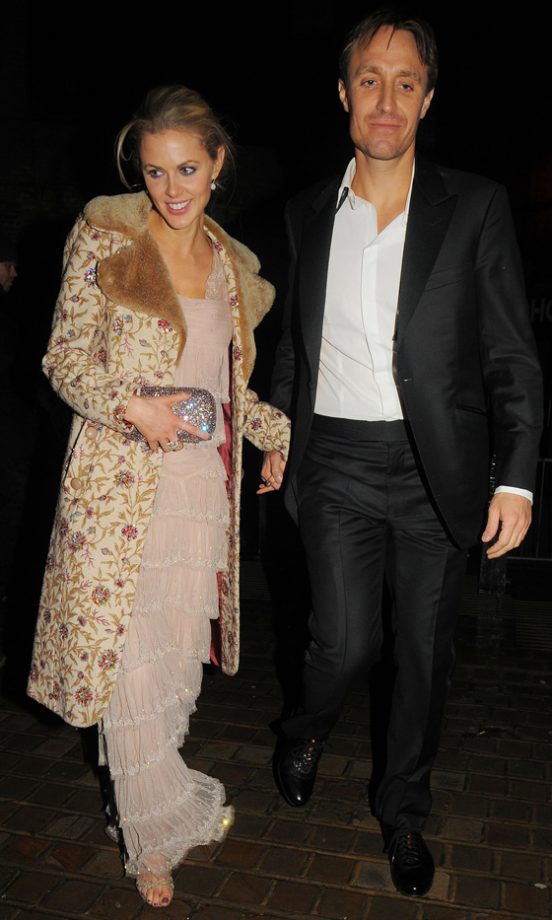 Donna Air Wearing Luisa Beccaria With Tach Jewellery At The Love Ball, London Fashion Week 2010
