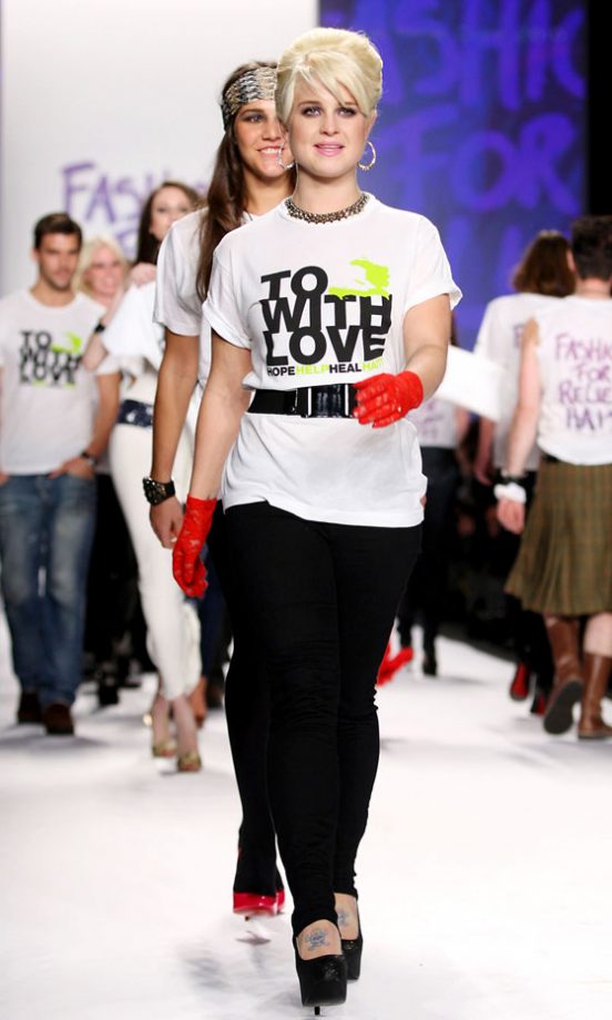 Kelly Osbourne On The Catwalk At the Fashion For Relief Show At New York Fashion Week 2010