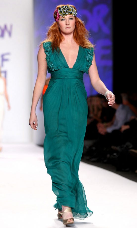 Maggie Rizer On The Catwalk At the Fashion For Relief Show At New York Fashion Week 2010