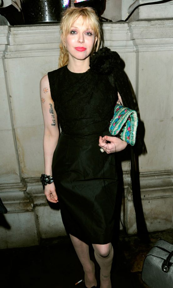 Courtney Love At The Universal Brit Awards 2010 After-Party, February 2010