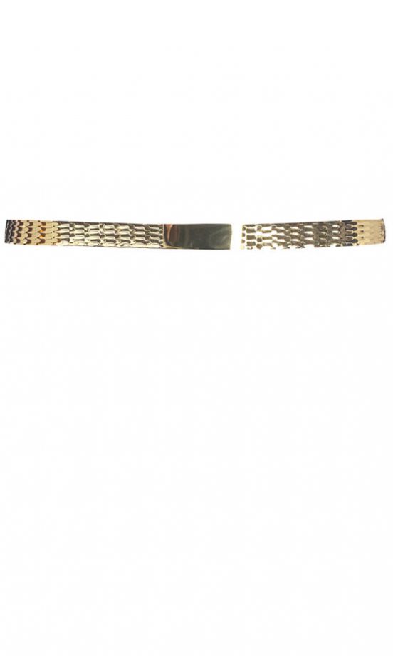 Dorothy Perkins Gold Metal Plate Belt, £15