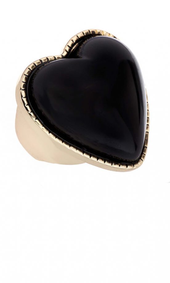 Dorothy Perkins Domed Heart Ring