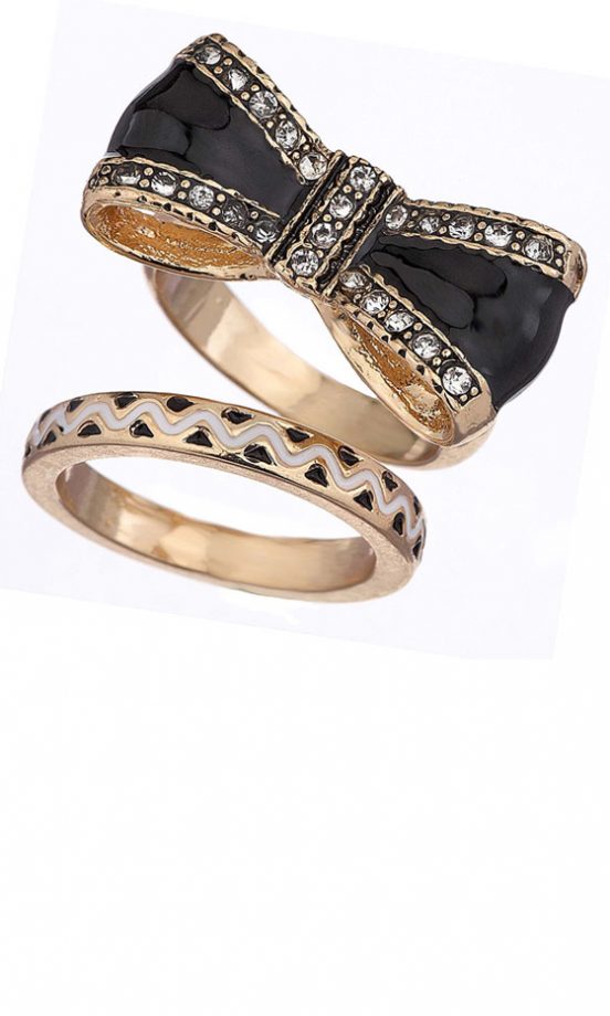 Dorothy Perkins Bow Stack Ring, £9