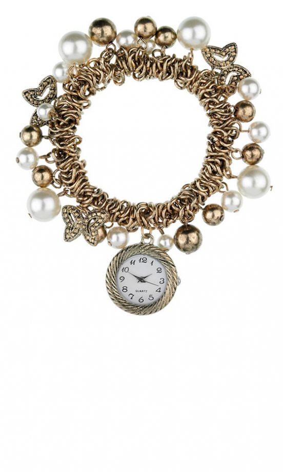 Dorothy Perkins Pearl Clock Stretch, £15