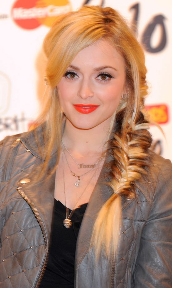 Fearne Cotton's Plaited Hairstyle At The Brit Awards 2010
