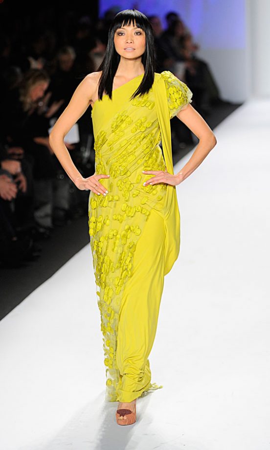 Irina Pantaeva On The Catwalk At the Fashion For Relief Show At New York Fashion Week 2010