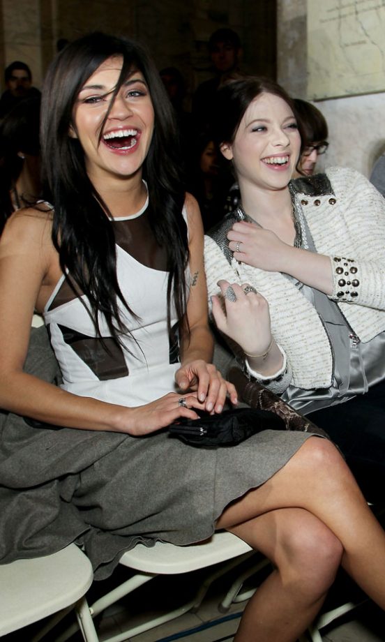 Jessica Szohr And Michelle Trachenberg At The Jill Stuart Show, New York Fashion Week 2010