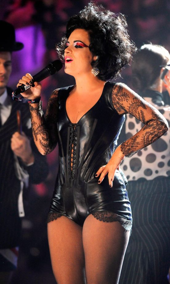 Lily Allen On Stage At The Brit Awards 2010
