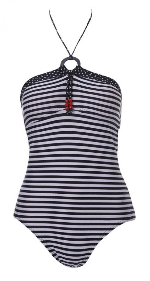 New Look Nautical Stripe Swimsuit, £15