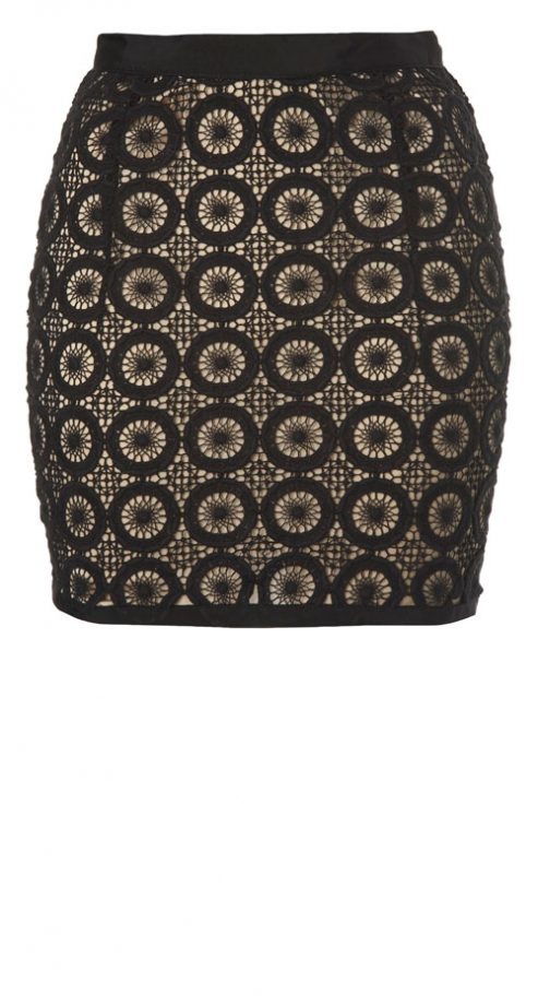 New Look Lace Mini Skirt, £30