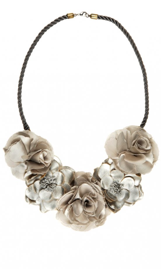 Next Neutral Corsage Bib Necklace, £15