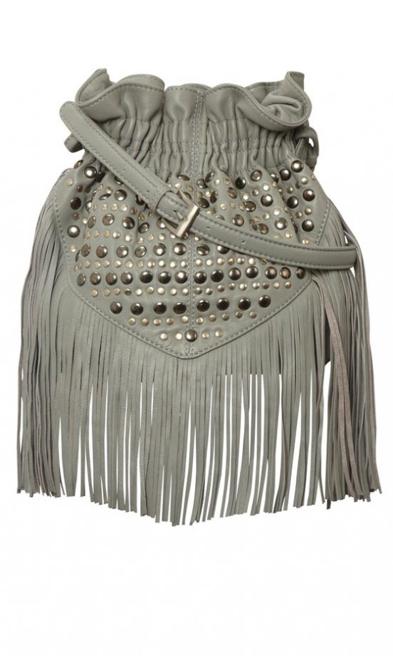 Oasis Studded Fringe Cross Body Bag, £50
