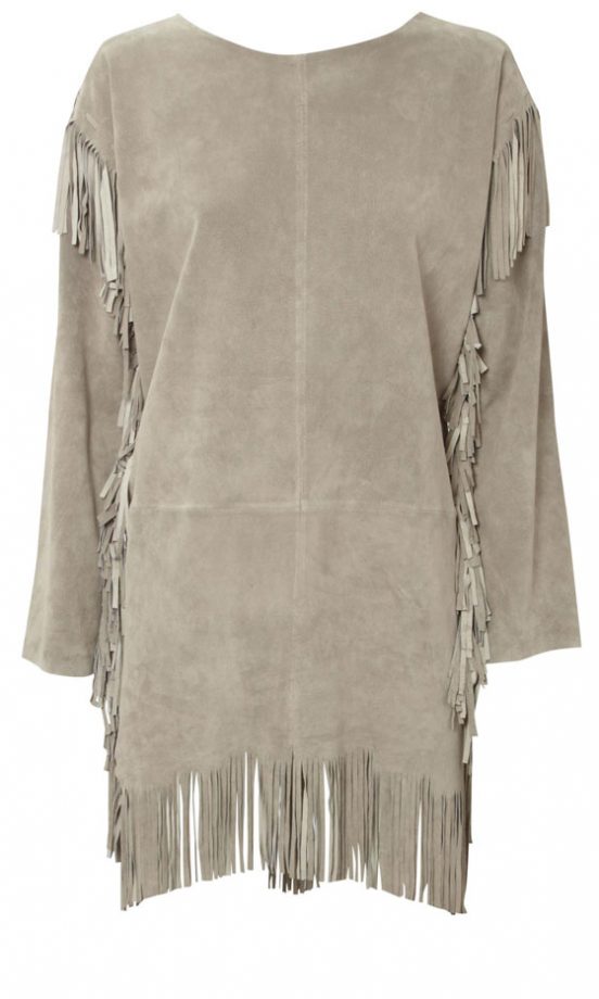 Oasis Long Sleeve Fringe Dress, £100