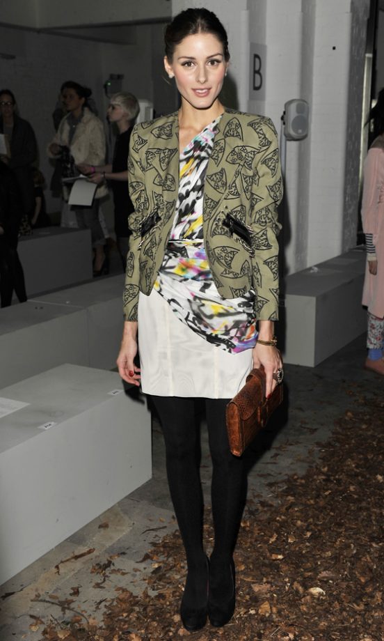 Olivia Palermo At Topshop Unique's Autumn/Winter 2010 Show, London Fashion Week