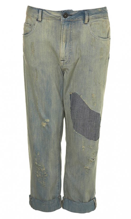 Topshop Cropped Denim Jeans By Unique, £55