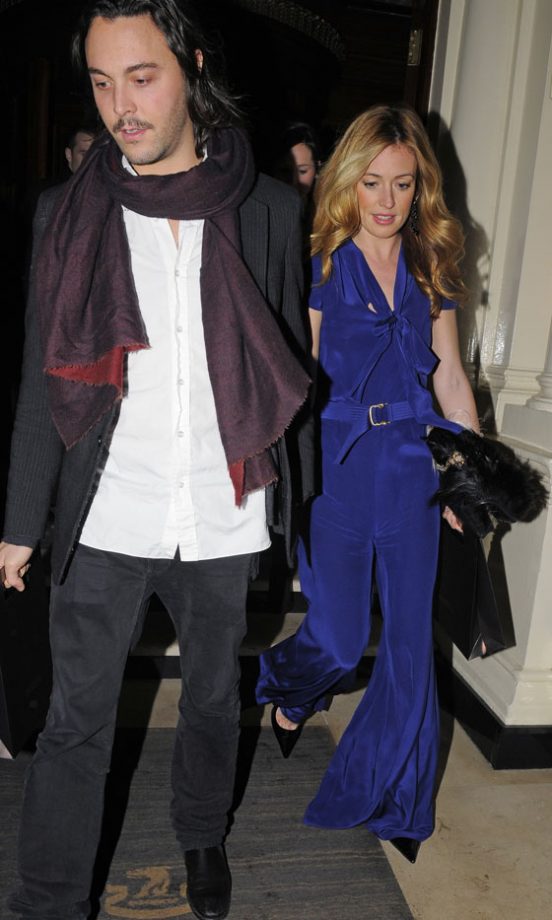 Cat Deeley Wearing A Blue Jumpsuit, February 2010