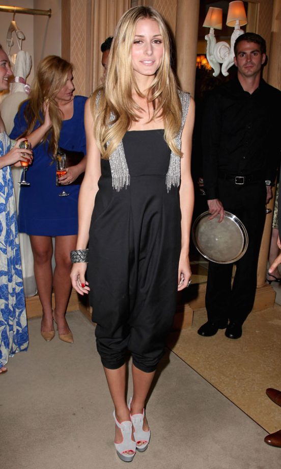 Olivia Palermo Wearing A Strapless Harem Jumpsuit, June 2009
