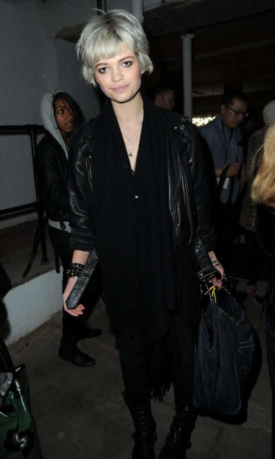 Pixie Geldof At Topshop Unique's Autumn/Winter 2010 Show, London Fashion Week