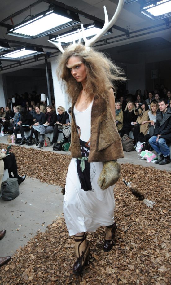 Model At Topshop Unique's Autumn/Winter 2010 Show, London Fashion Week