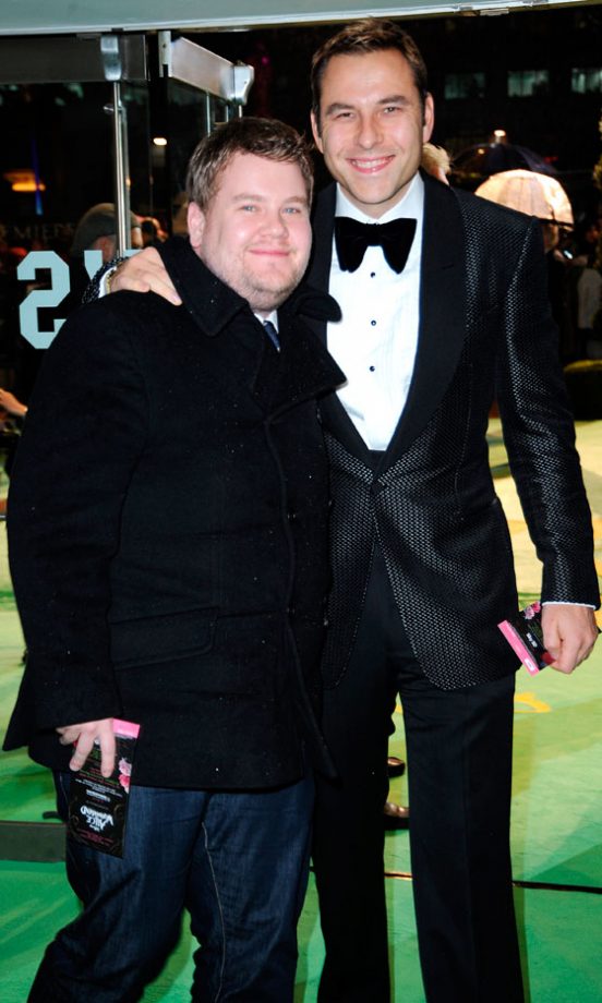 James Corden and David Walliams At The Premiere Of Alice In Wonderland, London 2010