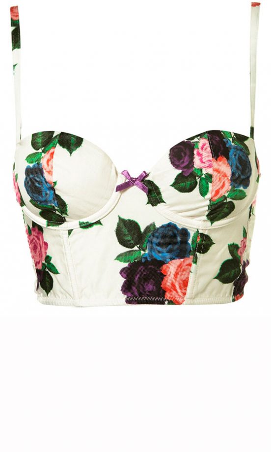 Topshop Floral Bouquet Print Bralet, £20