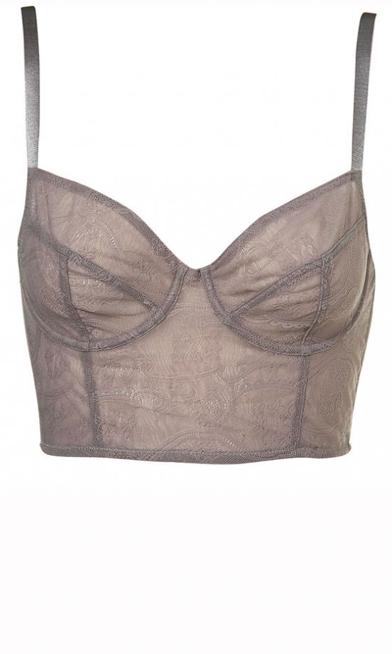 Topshop Paislet Lace Bralet, £20
