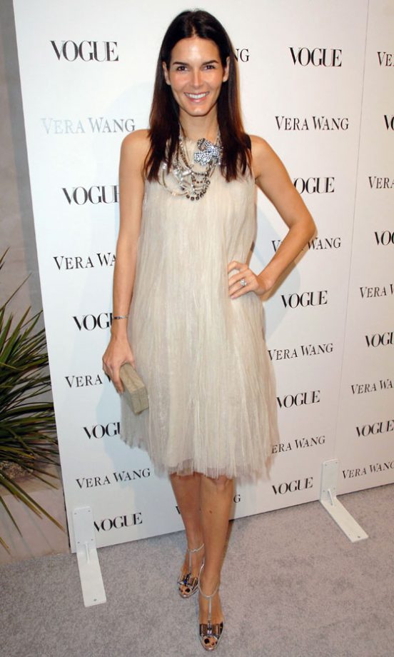 Angie Harmon At The Vera Wang LA Store Opening, March 2010
