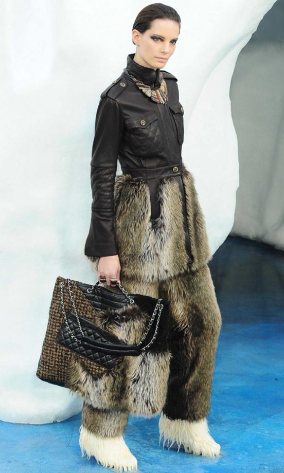 Chanel Autumn/Winter 2010/2011 Catwalk Show At Paris Fashion Week
