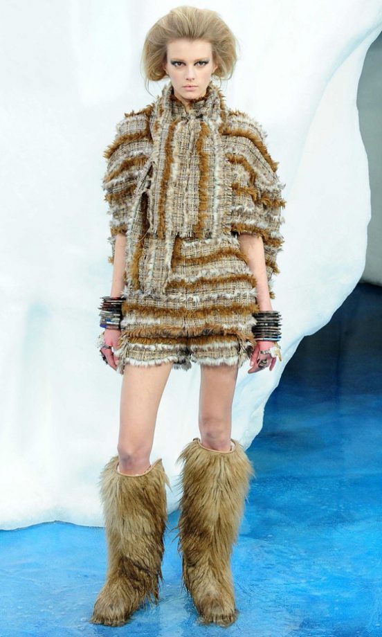 Chanel Autumn/Winter 2010/2011 Catwalk Show At Paris Fashion Week