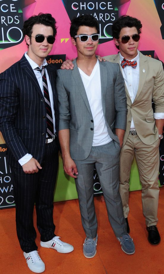 The Jonas Brothers At The Nickelodeon Kids Choice Awards, Los Angeles