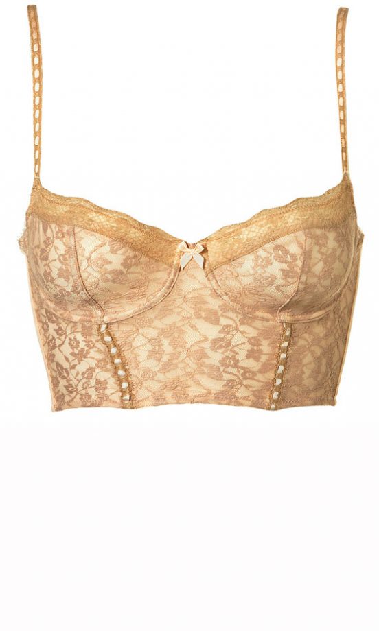 Topshop Leafy Lace Bralet, £20