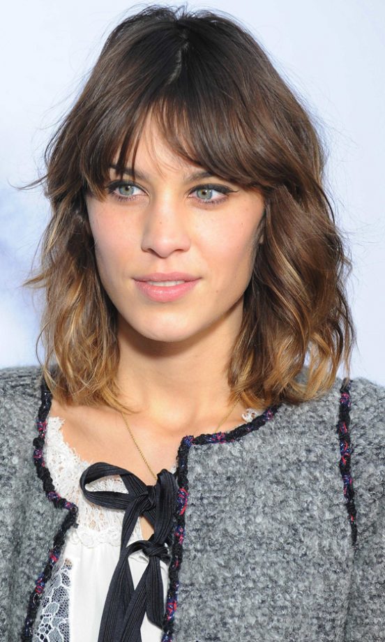 Alexa Chung Sporting A Sunkissed Hairstyle At The Autumn/Winter 2010 Chanel Show, March 2010