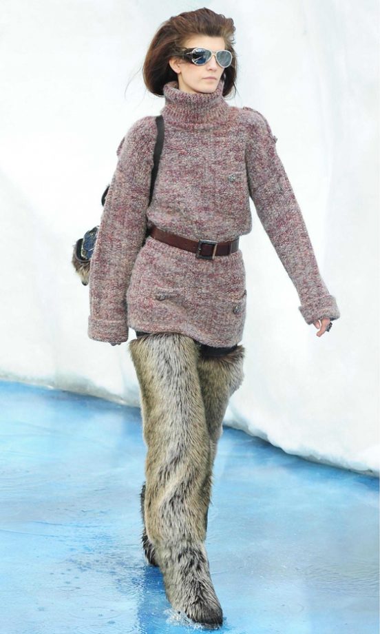 Chanel Autumn/Winter 2010/2011 Catwalk Show At Paris Fashion Week