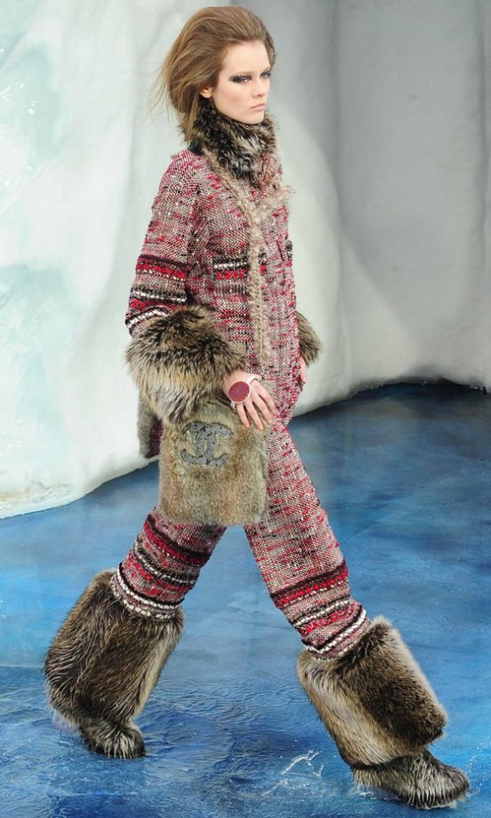 Chanel Autumn/Winter 2010/2011 Catwalk Show At Paris Fashion Week