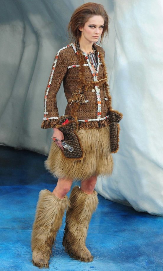 Chanel Autumn/Winter 2010/2011 Catwalk Show At Paris Fashion Week