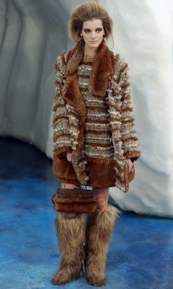 Chanel Autumn/Winter 2010/2011 Catwalk Show At Paris Fashion Week